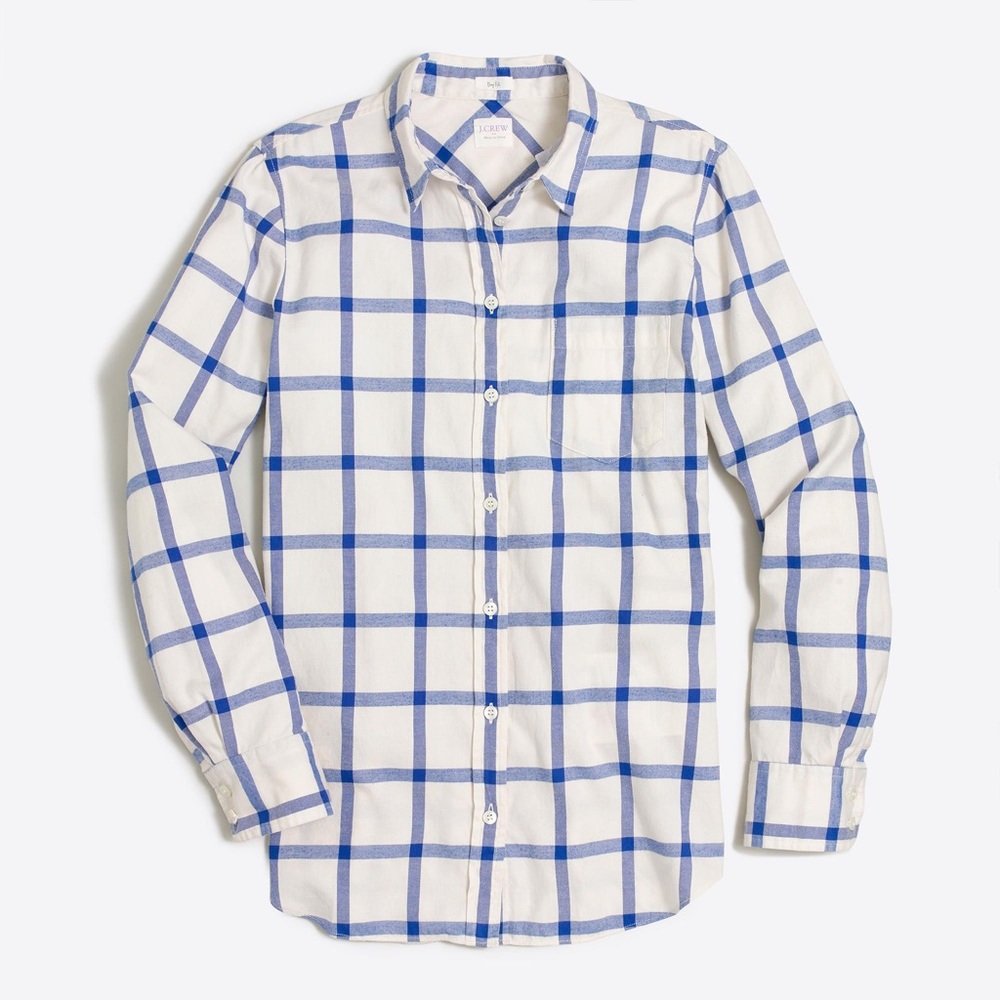 J.Crew boy fit flannel button-down